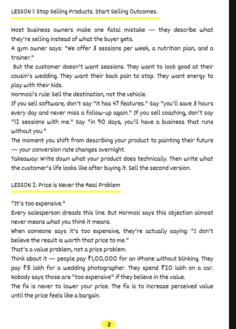 Sample page 1 from 160 Business Lessons