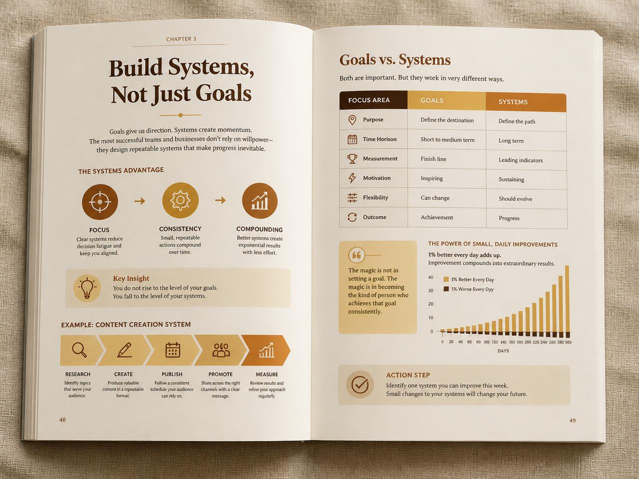 Sample pages from inside 160 Business Lessons